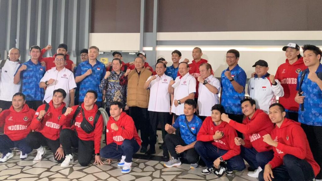 Kunci Juara 9 Kejuaraan AVC 2023, Tim Bola Voli Putra Indonesia Disambut Ketua PBVSI di Bandara