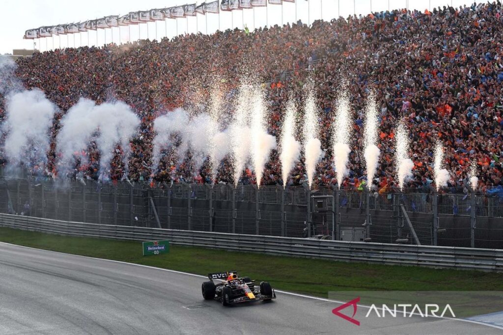 Max Verstappen memenangi balapan F1 Grand Prix Belanda 2023