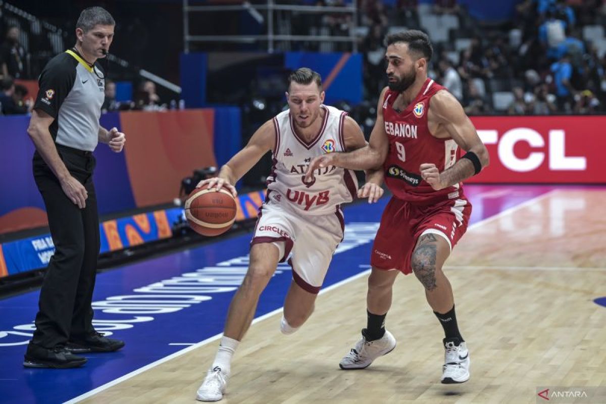 Piala Dunia FIBA ​​2023: Latvia mengalahkan Lebanon