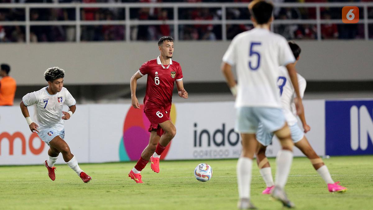 Timnas U-23 Indonesia Kalahkan Chinese Taipei 9-0, Shin Tae-yong Beri Tepuk Tangan ke Pemain