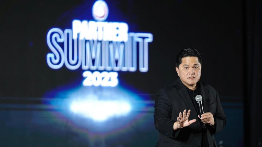 Gelar Partner Summit, Erick Thohir Dongkrak Pendapatan Komersial PSSI