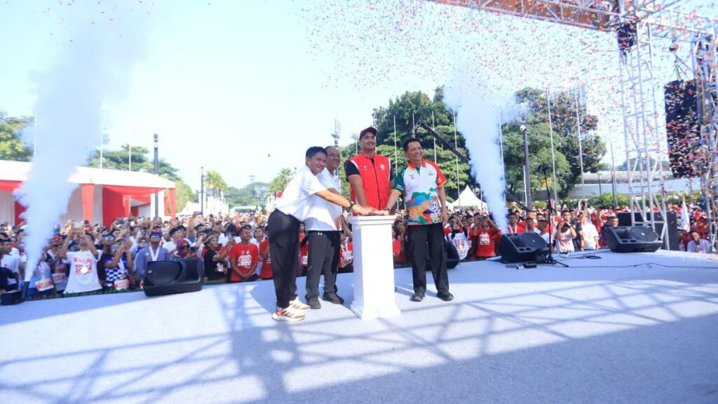 Setahun Jelang PON Aceh-Sumut, KONI Pusat Gelar Fun Run dan Countdown Menuju PON XXI 2024