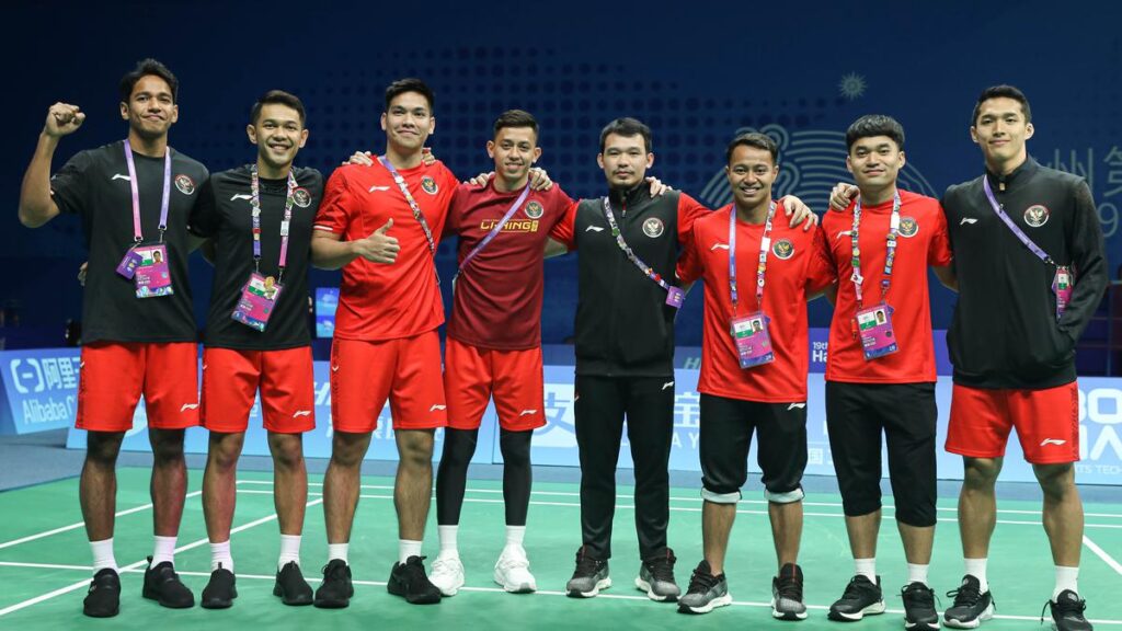 Hasil Asian Games 2023: Didorong Korea Selatan, Tim Bulu Tangkis Putra Indonesia Gagal Raih Emas