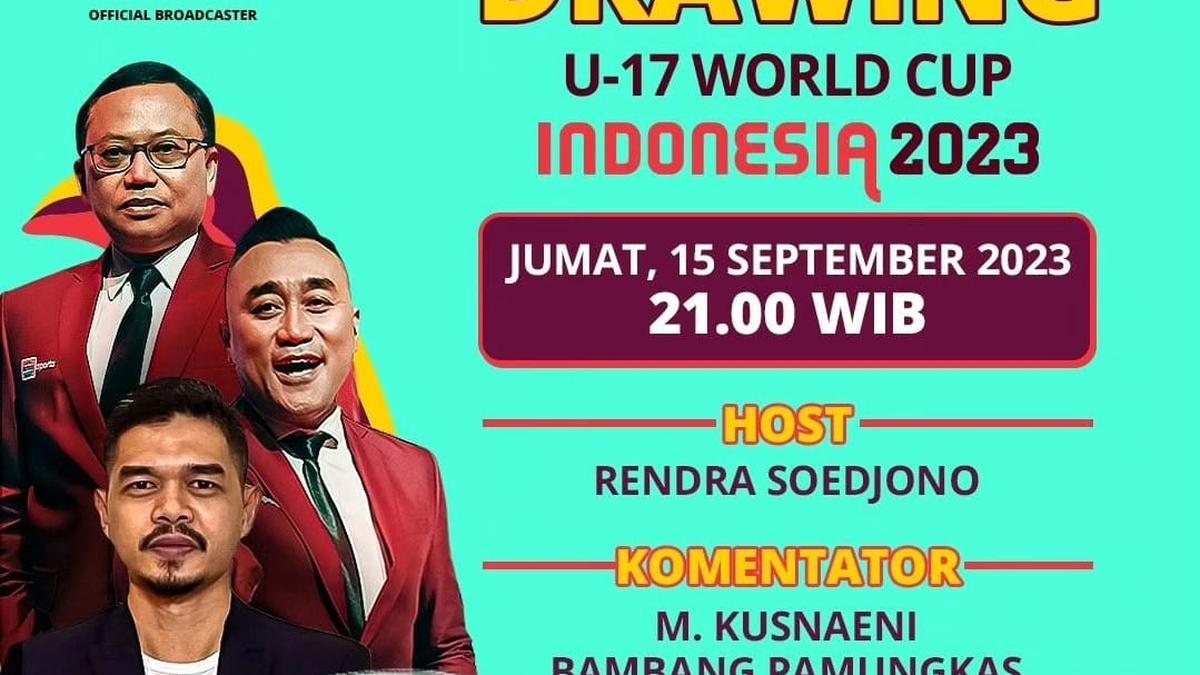 Indosiar Eksklusif Tampilkan Pengundian Final Piala Dunia U-17 di Zurich, 15 September 2023