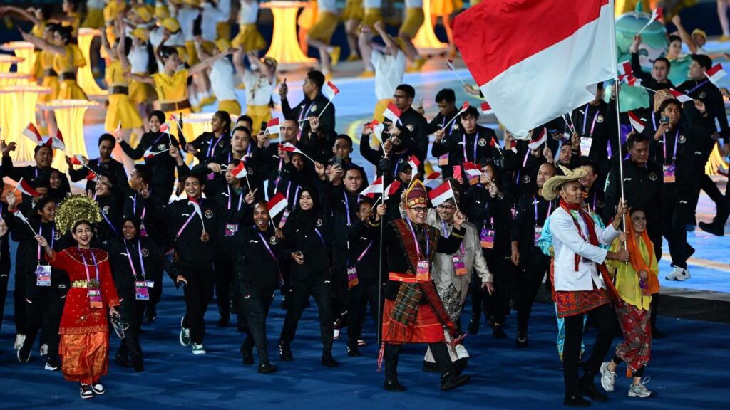 Pembukaan Asian Games 2023 Hangzhou, Kontingen Indonesia Tampilkan Bhinneka Tunggal Ika
