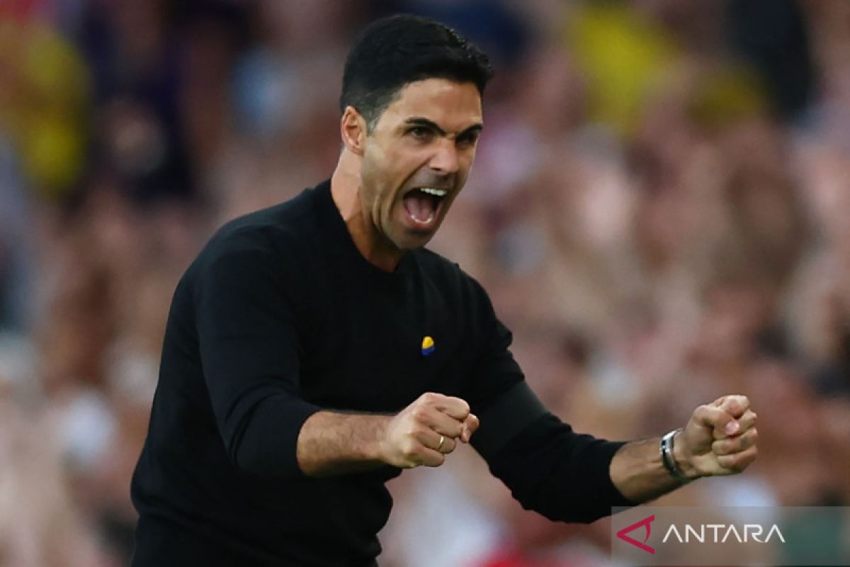 Arteta menyukai mentalitas tim saat mampu tundukkan MU di menit akhir