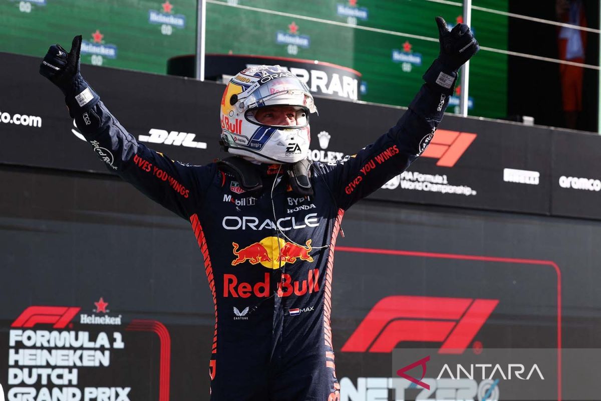 Juara GP Italia, Verstappen cetak rekor 10 kemenangan beruntun F1