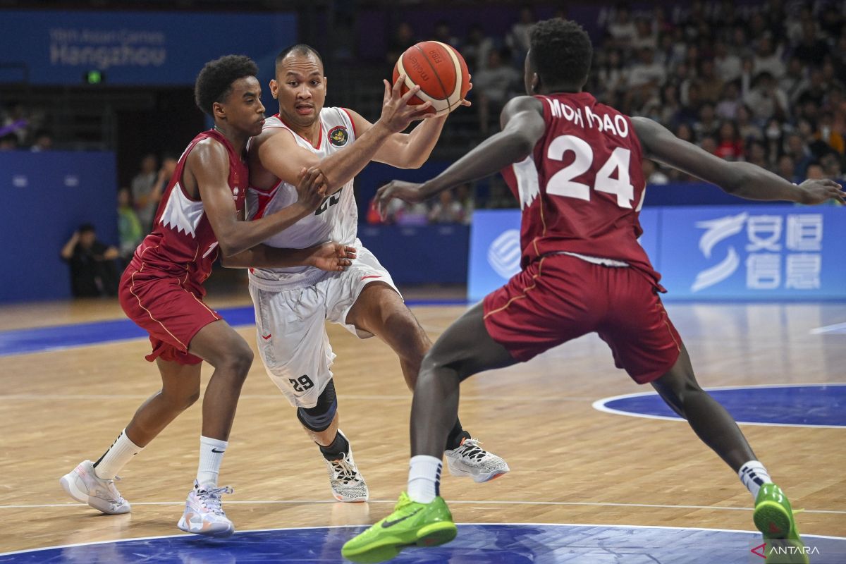 Bola basket Indonesia kalah dari Qatar