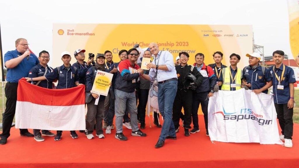 Duduk di Podium 3 Shell Eco-marathon World Championship 2023, Sapuangin ITS Menjadi Wakil Terbaik Asia