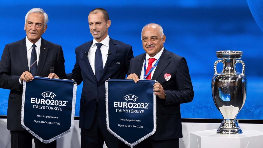 Resminya, Euro 2028 di Inggris Raya-Irlandia dan Italia-Turkiye 2032