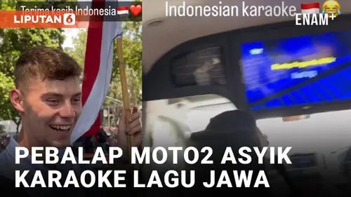 VIDEO: Gokil! Ridier Moto2 Filip Salac Nyanyi Lagu Jawa Jelang Gelaran MotoGP Mandalika