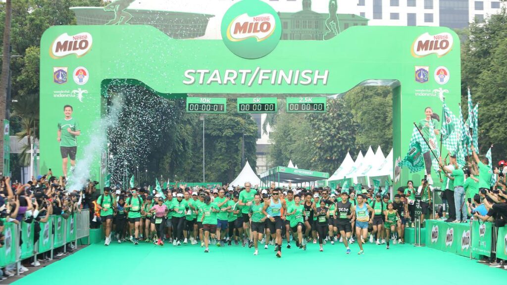 Sebanyak 13 ribu peserta meramaikan MILO ACTIV Indonesia Race 2023 Jakarta Series