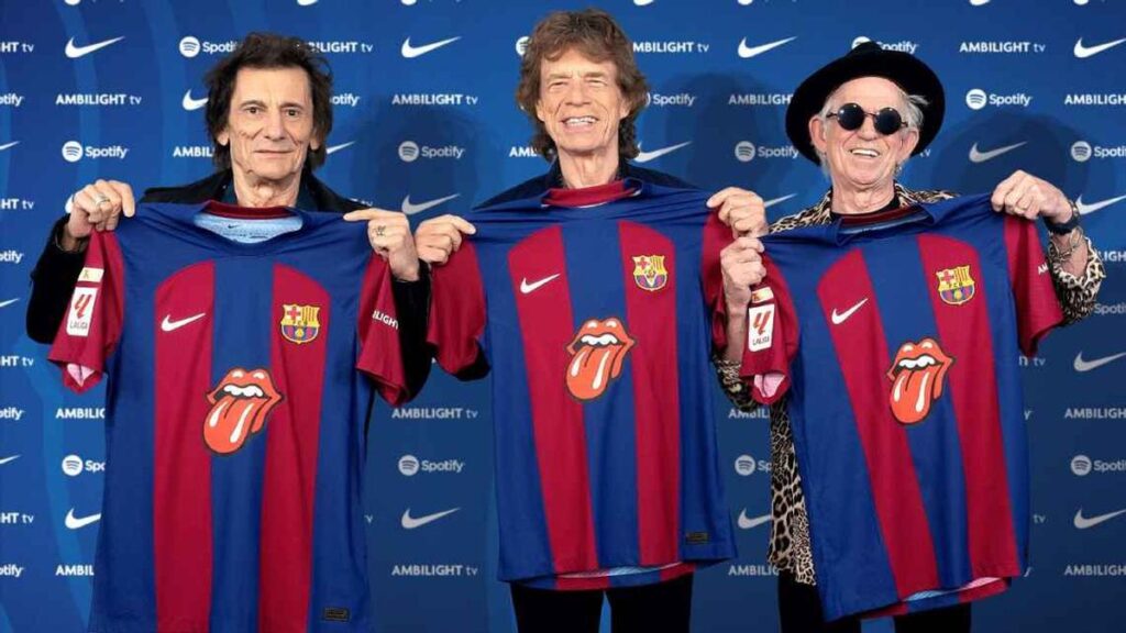 Barcelona Kenakan Jersey The Rolling Stones di El Clasico Jilid Pertama LaLiga 2023/2024