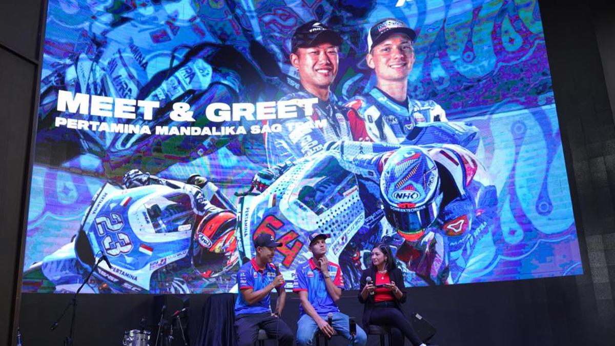 Berhenti di Jakarta, 2 Pembalap Pertamina Mandalika SAG Racing Team Janji Puaskan Fans Tanah Air