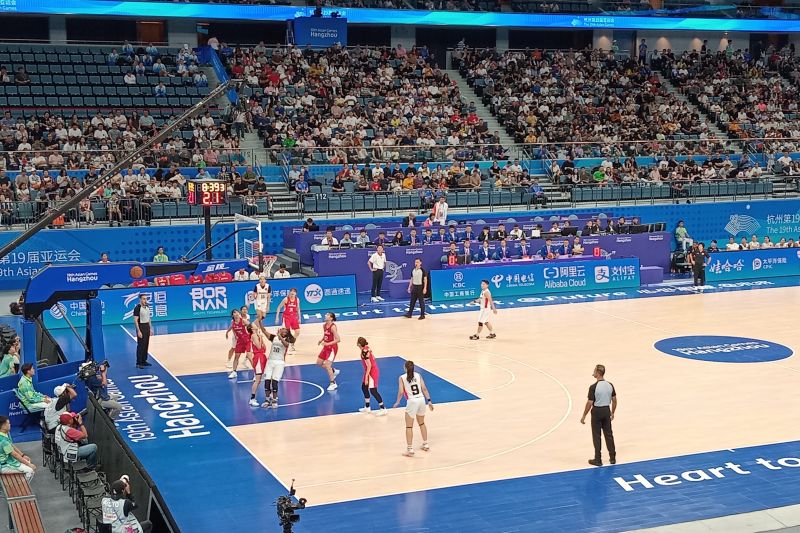 Langkah basket putri stop di perempat final setelah dikalahkan Jepang
