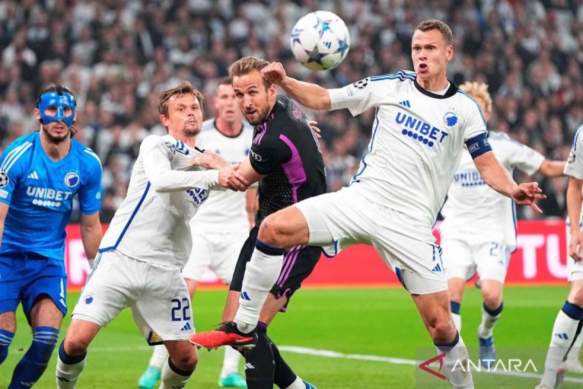 Liga Champions : Bayern Munich mengalahkan FC Copenhagen 2-1