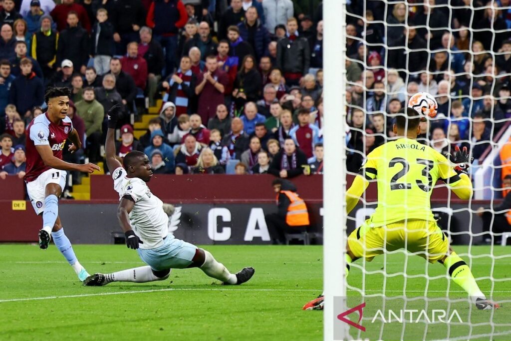 Liga Premier: Aston Villa mengalahkan West Ham United 4-1