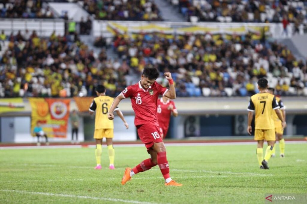 Indonesia naik ke peringkat 145 dunia usai taklukkan Brunei dua leg