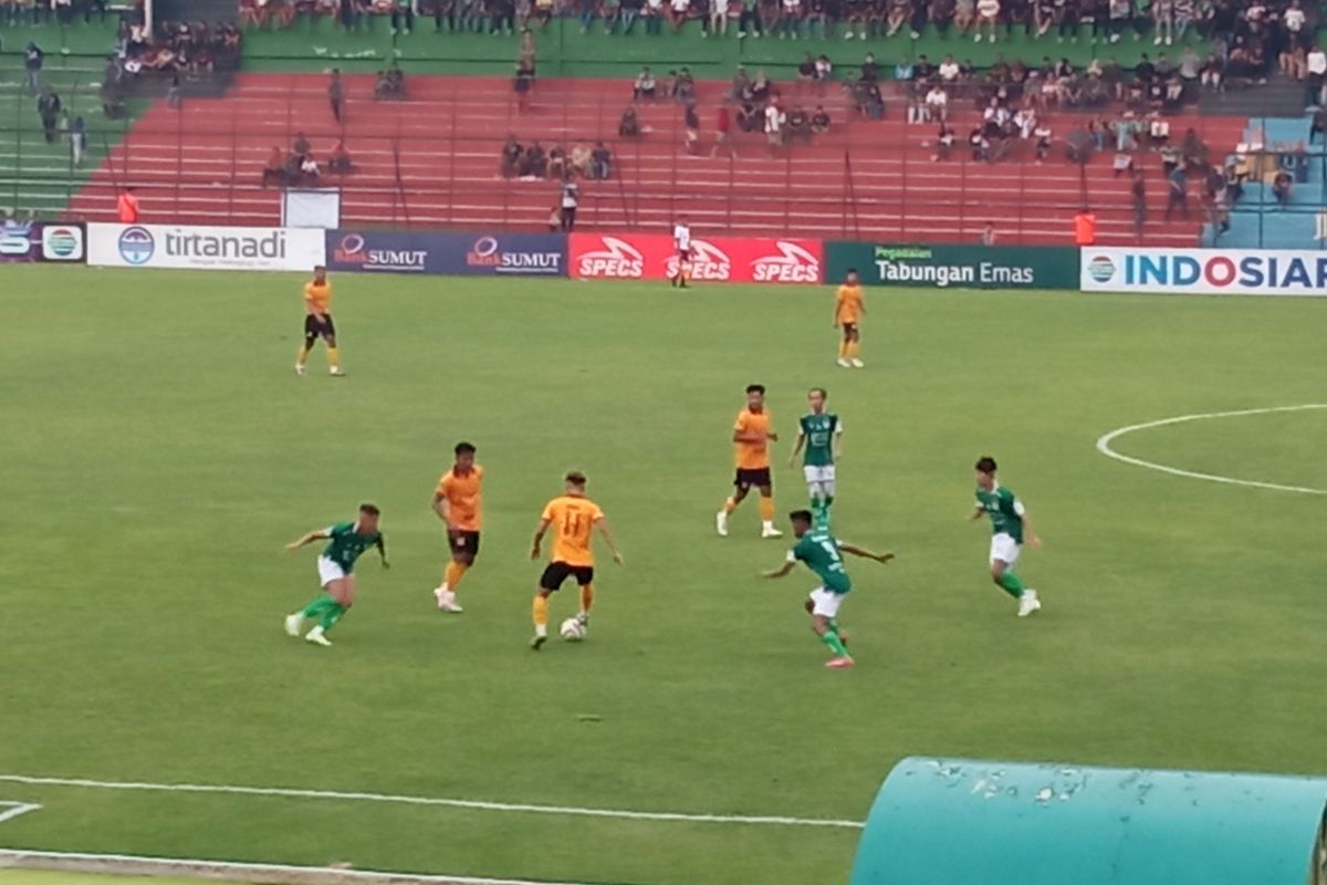 PSMS raih poin sempurna usai kalahkan PSDS  3-1