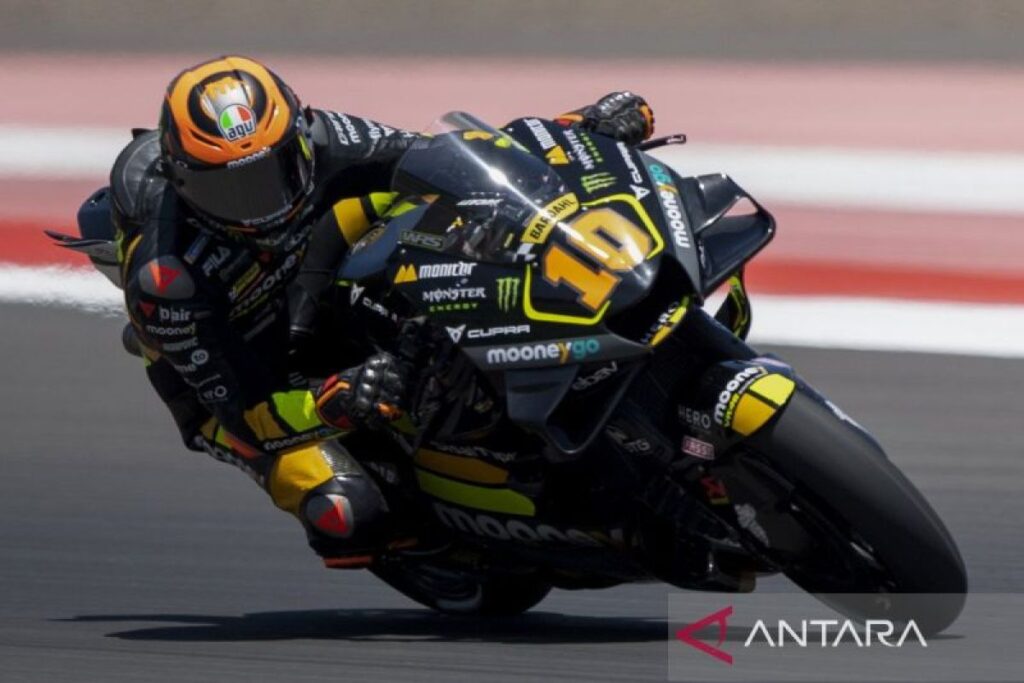 MotoGP: Luca Marini menempati posisi pertama pada sesi latihan