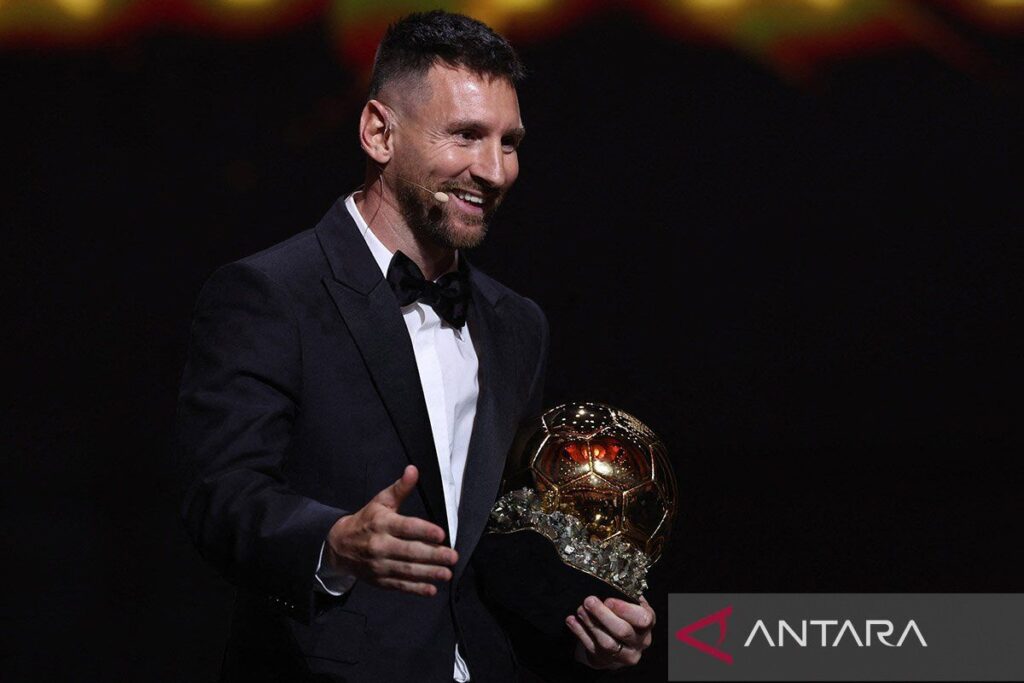 Messi memenangkan Ballon d'Or 2023