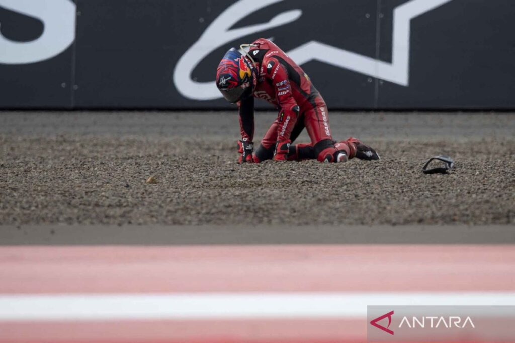 MotoGP Mandalika diwarnai dengan insiden terjatuhnya pebalap