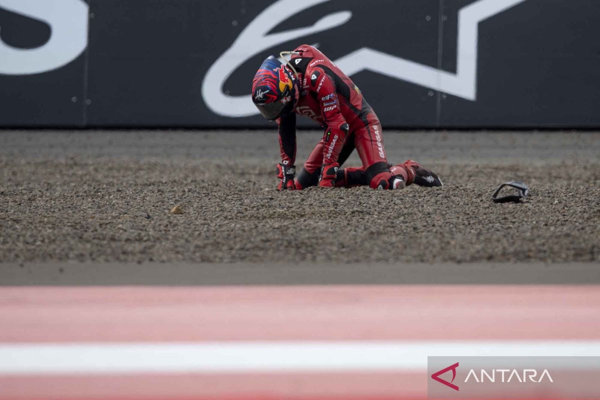 MotoGP Mandalika diwarnai dengan insiden terjatuhnya pebalap