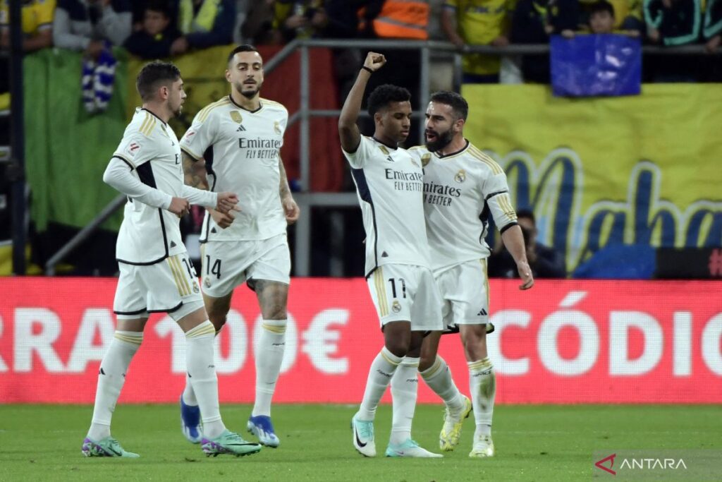 Dwigol Rodrygo bantu Real Madrid menang 3-0 di kandang Cadiz