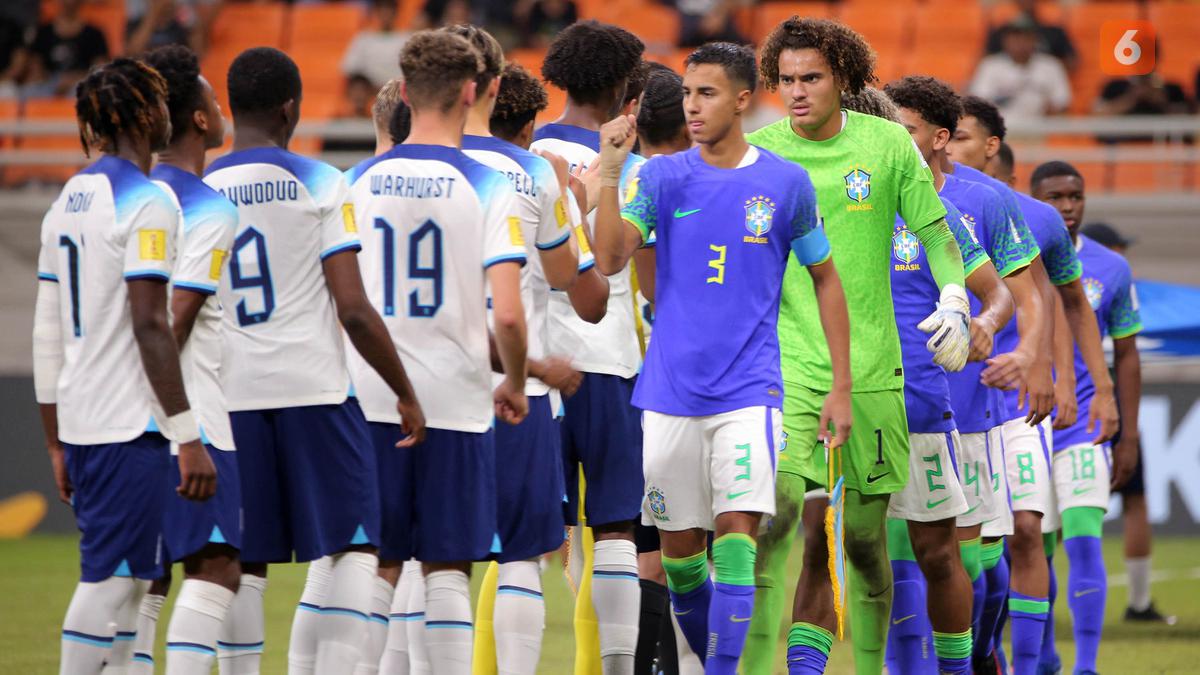Hasil Piala Dunia U-17 2023: Dikalahkan Brasil 1-2, Inggris Tetap Lolos ke 16 Besar sebagai Juara Grup