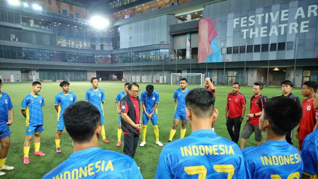 SKO Kemenpora U-18 Dapatkan Pengalaman Berharga Usai Tahan Imbang Tampines Rovers U-17