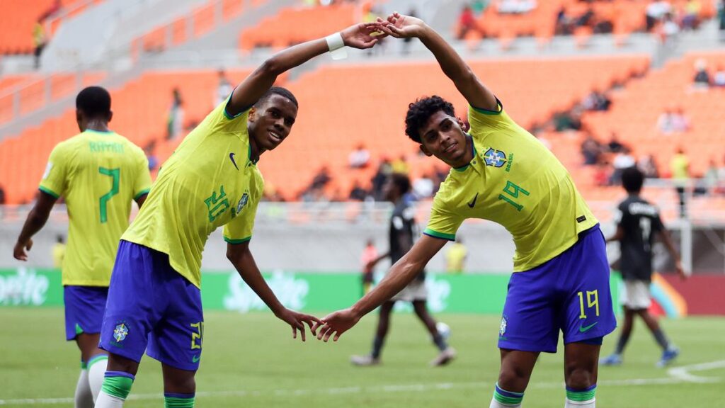 Hasil Piala Dunia U-17: Brasil Kaledonia Baru 9-0