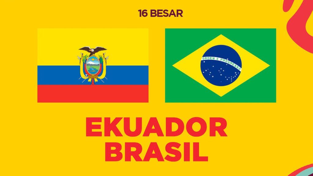 Jadwal dan Live Streaming Ekuador U-17 vs Brasil U-17 di Vidio