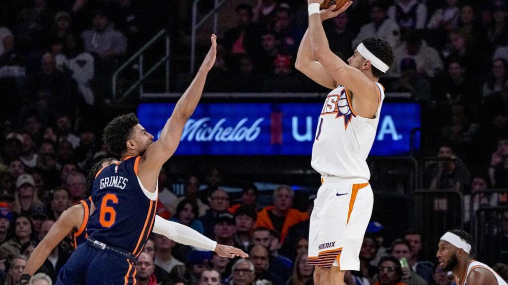 Hasil NBA: Tembakan Tiga Angka Booker Memenangkan Kemenangan Suns atas Knicks