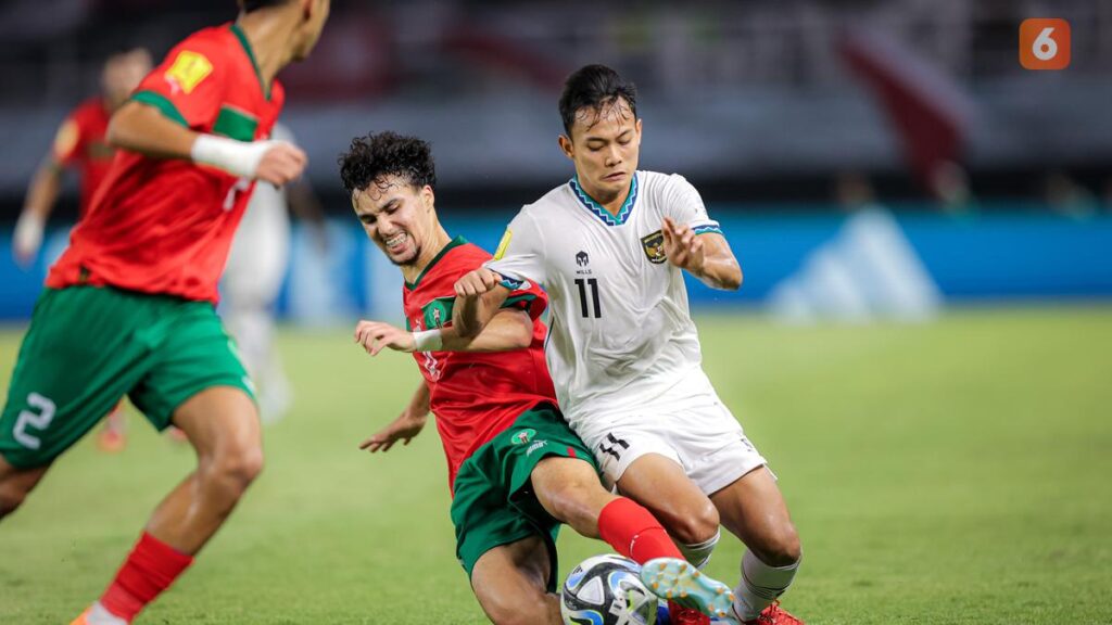 Hasil Piala Dunia U-17 2023 Maroko vs Timnas Indonesia: Garuda Asia Tertinggal 1-2 di Babak Pertama