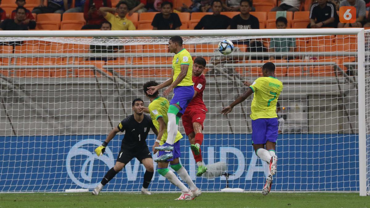 Hasil Piala Dunia U-17 2023: Comeback Hebat, Iran Kalahkan Juara Bertahan Brazil di JIS