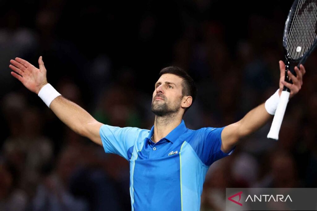 Novak Djokovic melaju ke semifinal Paris Masters