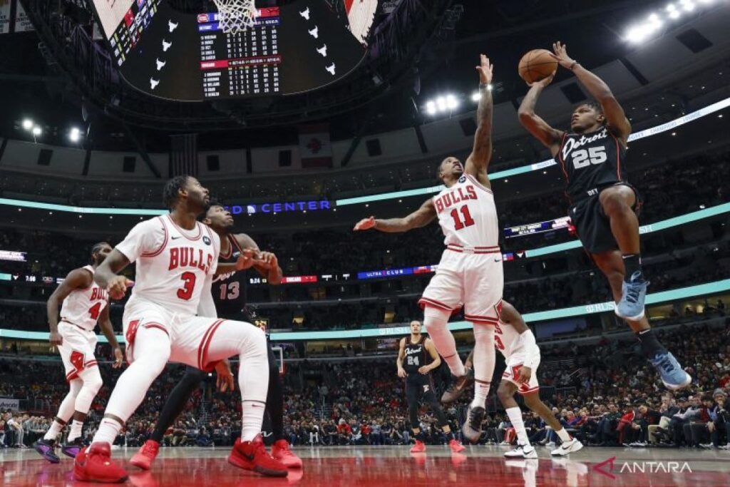 NBA : Chicago Bulls menang 119-108 atas Detroit Pistons