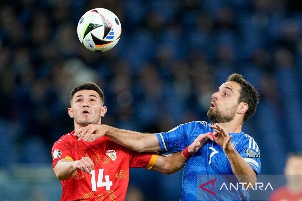 Kualifikasi Euro 2024: Italia mengalahkan Makedonia Utara 5-2