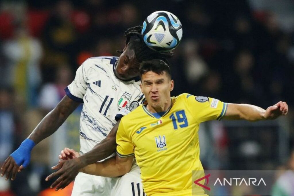 Kualifikasi Euro 2024: Ukraina vs Italia berakhir imbang 0-0