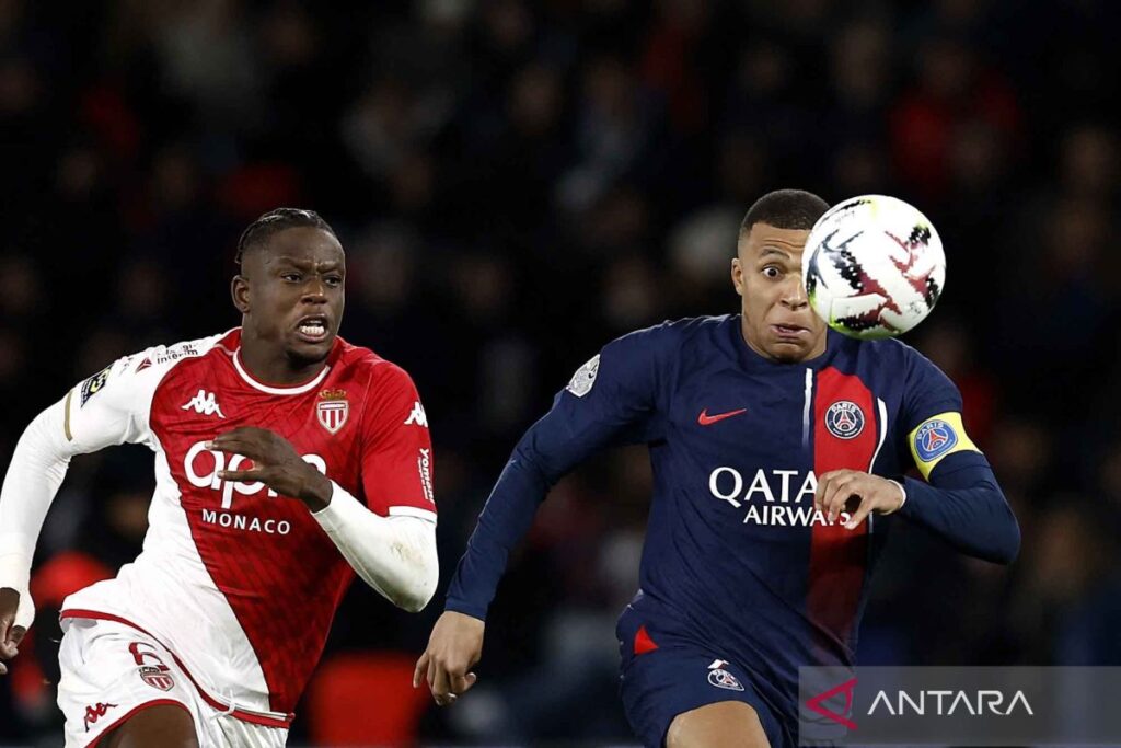 Bermain di kandang sendiri, PSG mengalahkan AS Monaco 5-2