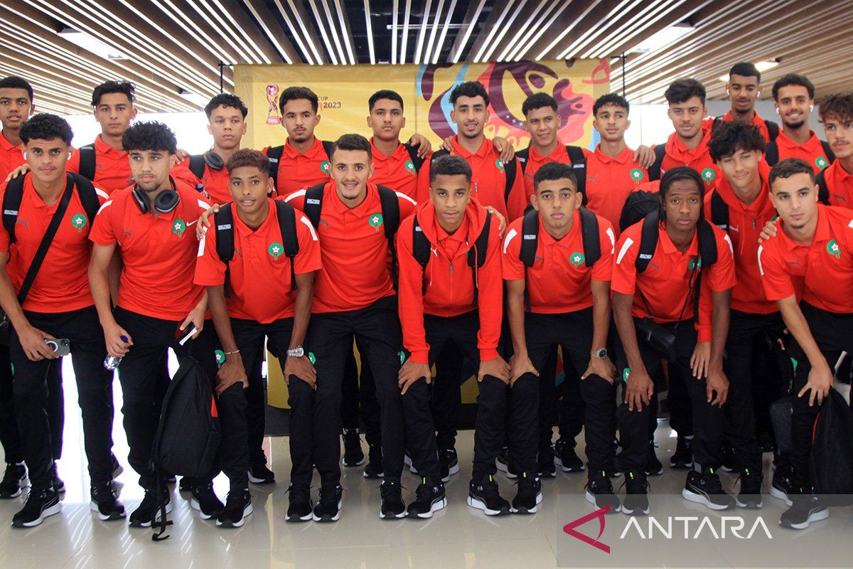 Piala Dunia U-17: Timnas Maroko dan Panama tiba di Surabaya