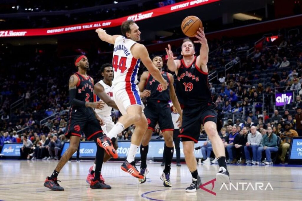 NBA: Detroit Pistons mengalahkan Toronto Raptors 129-127