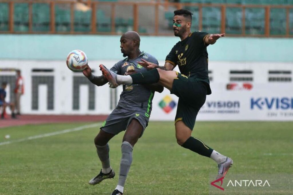 Persikabo 1973 bermain imbang 1-1 ketika jamu Persebaya Surabaya