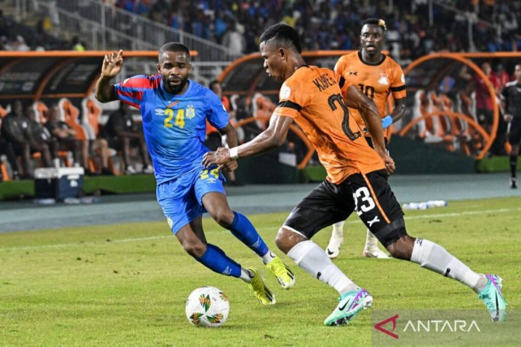 Republik Demokratik Kongo dan Zambia bermain imbang 1-1