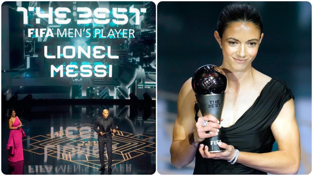 Lionel Messi dan Aitana Bonmati Raih Penghargaan Pemain Terbaik di FIFA Football Awards 2023