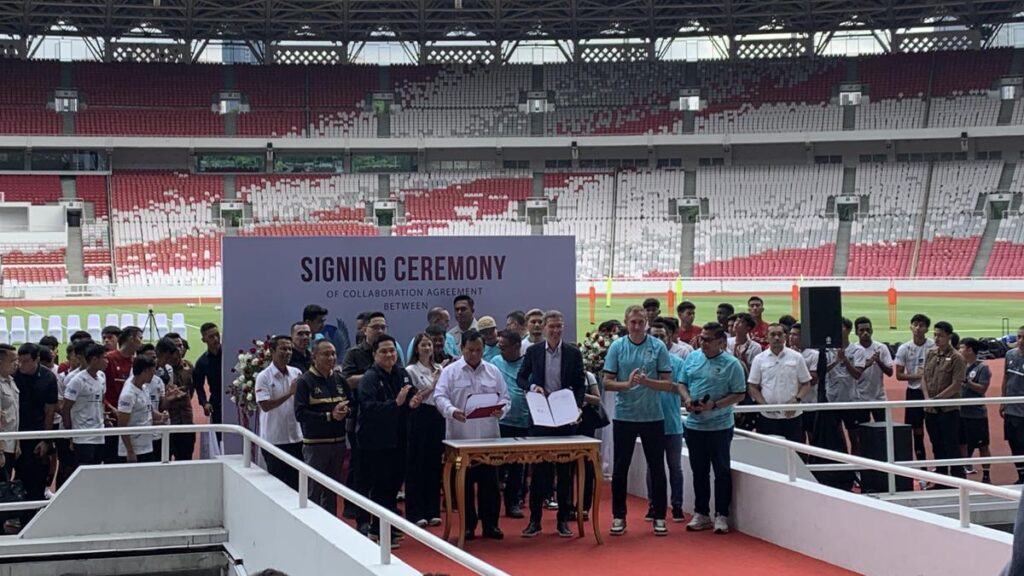 Ingin membantu sepak bola Indonesia, Aspire Academy menandatangani kerja sama dengan Garudayaksa Football Academy