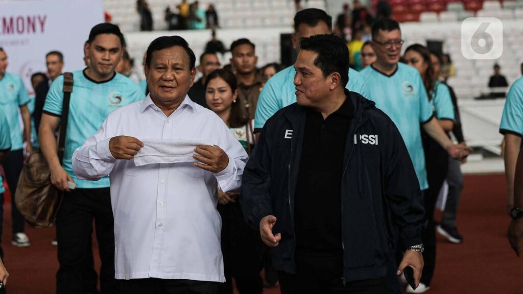 Didampingi Pengurus PSSI, Prabowo menandatangani MoU antara Garudayaksa dan Aspire Academy Qatar