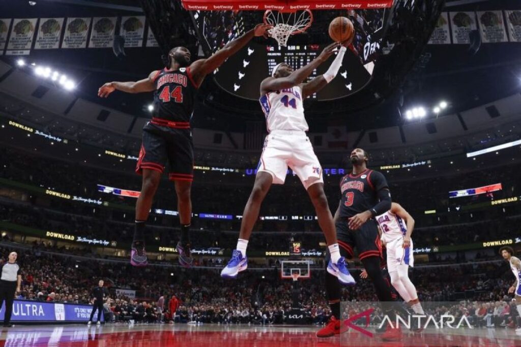 NBA: Chicago Bulls mengalahkan Philadelphia 76ers 105-92