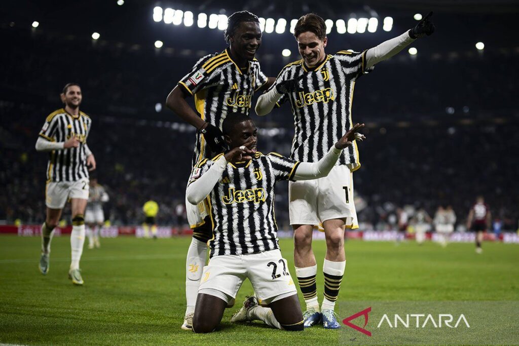 Juventus ke perempat final setelah menang telak 6-1 atas Salernitana