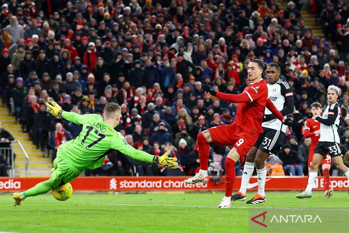 Piala Carabao: Liverpool sukses mengalahkan Fulham di leg pertama babak semifinal